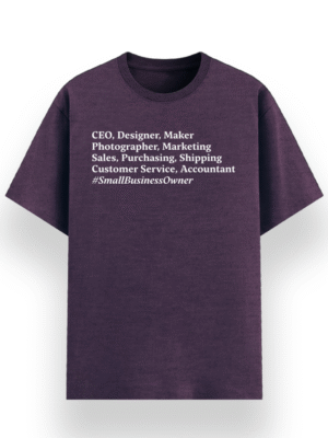 #SmallBusiness Printed Half Sleeve T-Shirt