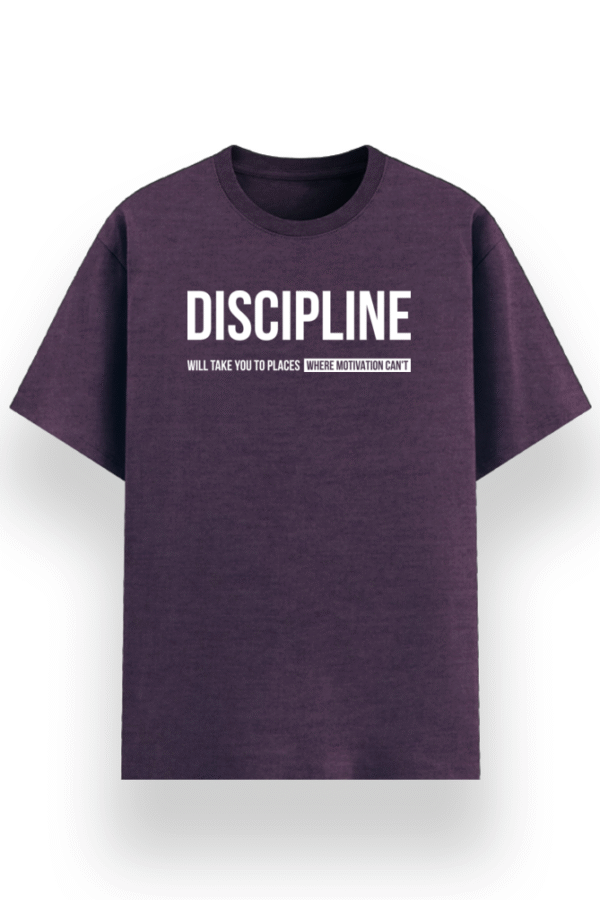 Discipline Printed Half Sleeve PC T-Shirt